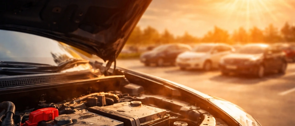 Parking in Heat Car Battery Damage