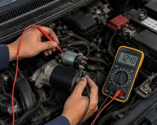 Car Starter Motor Diagnosis Procedure